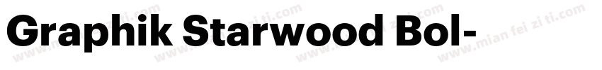 Graphik Starwood Bol字体转换